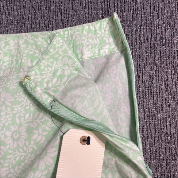 Billabong Light Green Floral Mini Skirt size 25 NWT - Picture 7 of 9